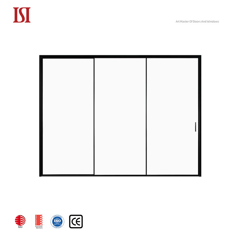 Top Brand 120 Series Modern Aluminum Sliding Glass Door Tempered Safety Glass Thermal Insulation for Bedroom Dining Bathroom