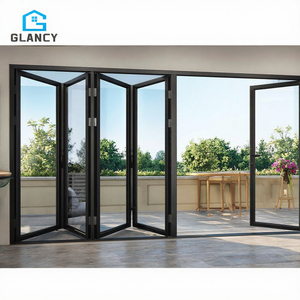 Minimalist Soundproof Aluminum Alloy Folding Door