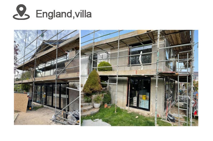 Aluminium French doors view 17