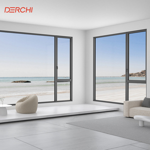DERCHI Thermal Break Aluminum Casement Windows High Security