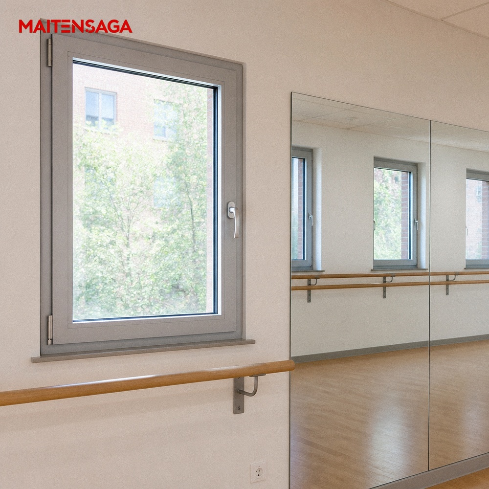 Elegant Thermally Insulated Low-E Glazed Aluminum Casement Window Durable Noise Reduction for Modern House Apartment