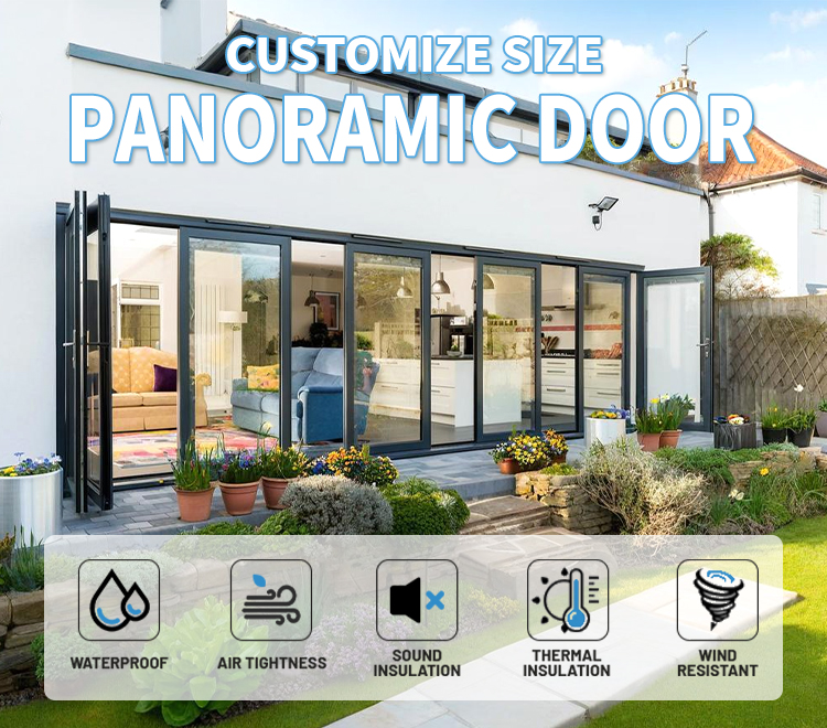 Aluminium Folding Sliding Panoramic Door