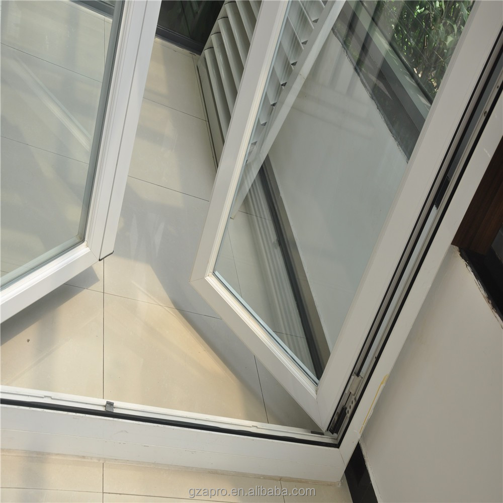 Home Design Double Glass Aluminium Soundproof Used Exterior French Doors Front Door Designs Double Tempered Glass Folding Door