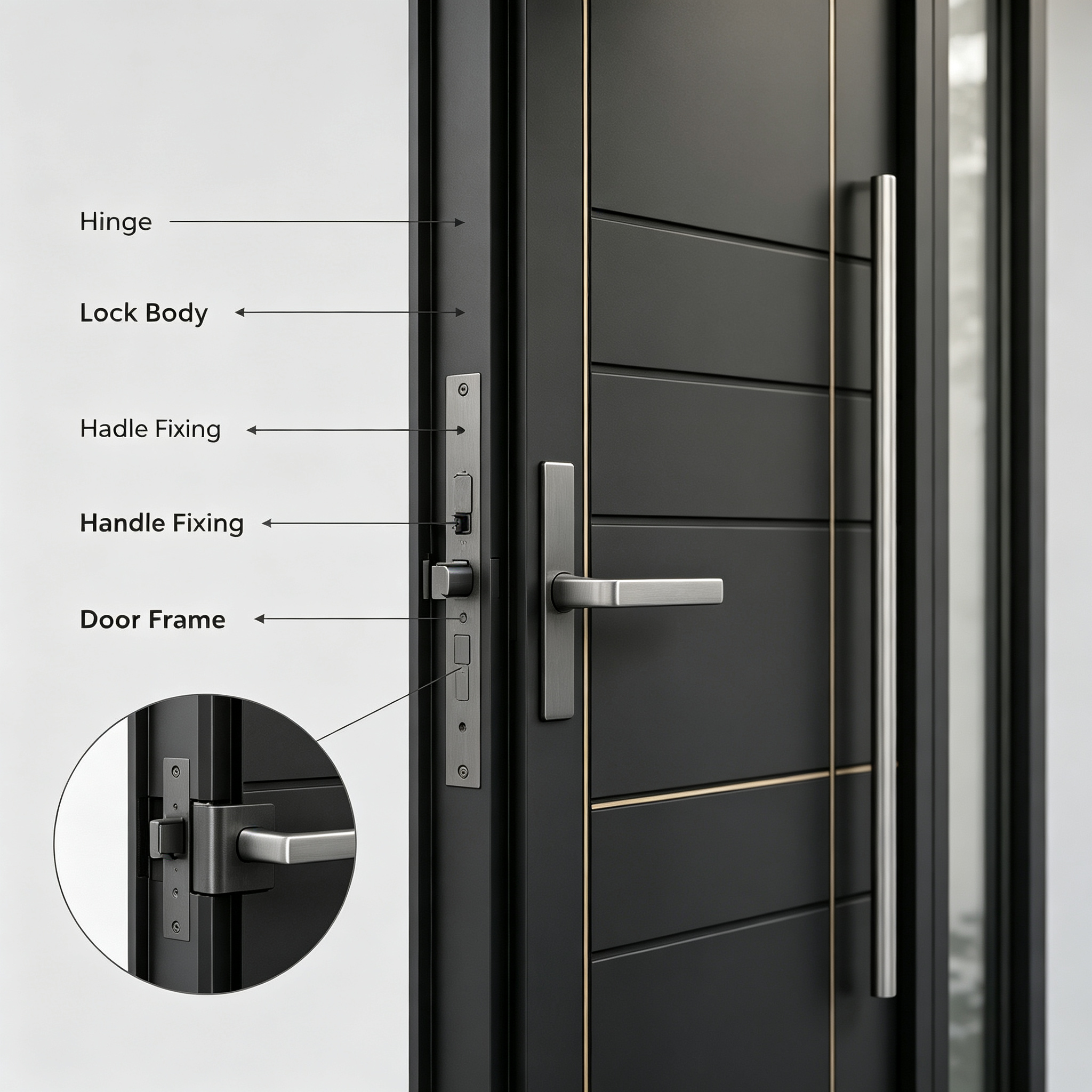 Thermally Broken Black Framed Steel Look Aluminum Glass French Door Crittall Style Heritage Doors