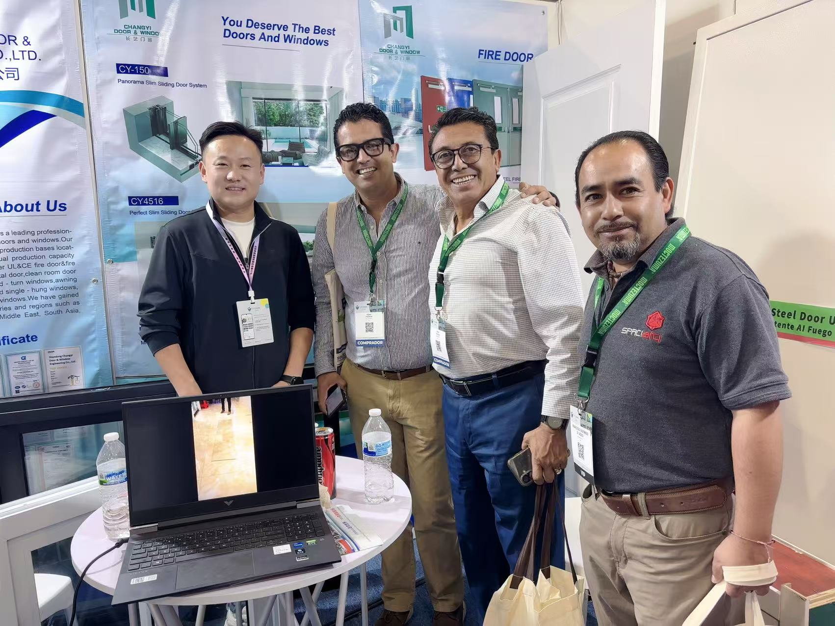 Group photo with clients 1