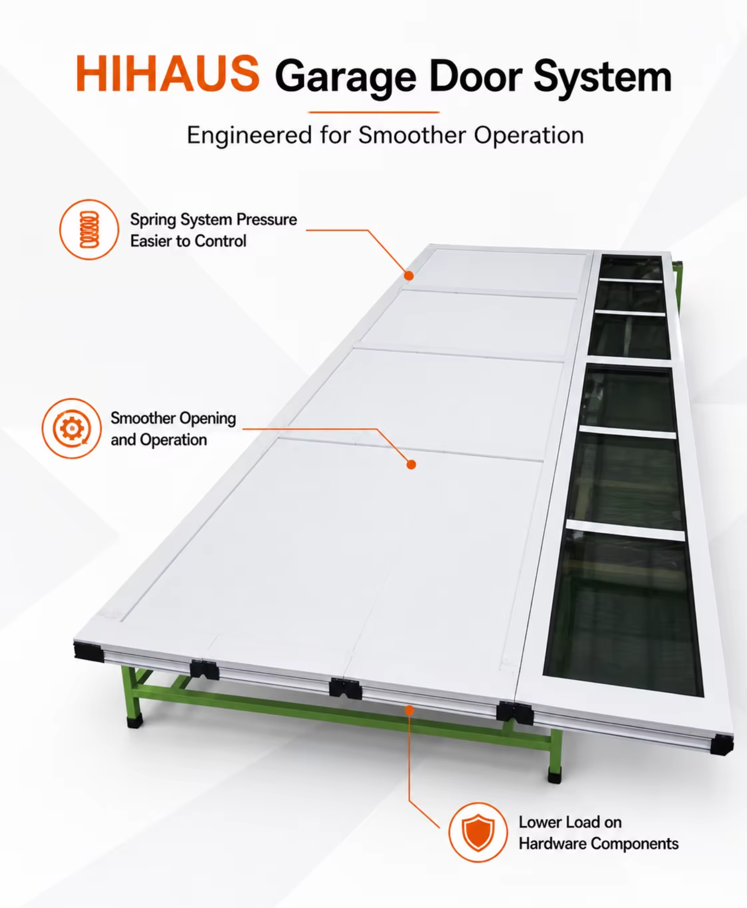 Custom Aluminum Glass Garage Door Color-coated Steel Automatic Roll up Garage Doors for Homes Beige