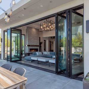 Heavy Duty Panoramic Bi Fold Patio Doors