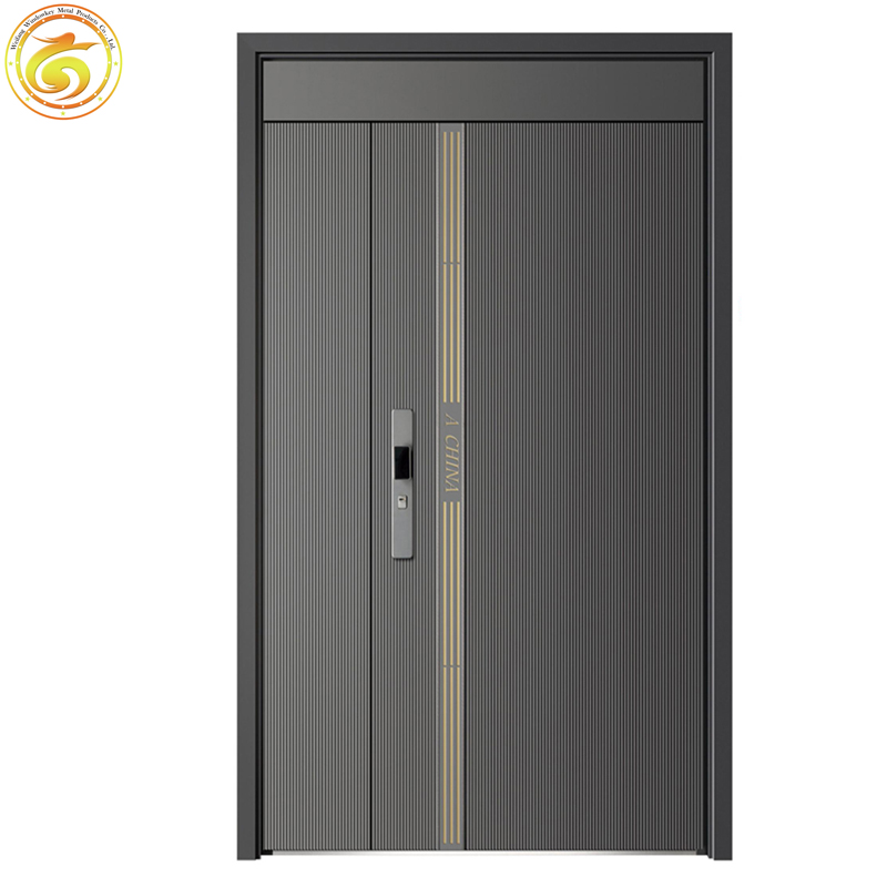 Customized Residential Front Entry Doors Hurricane Impact Exterior Villa Entrance Door