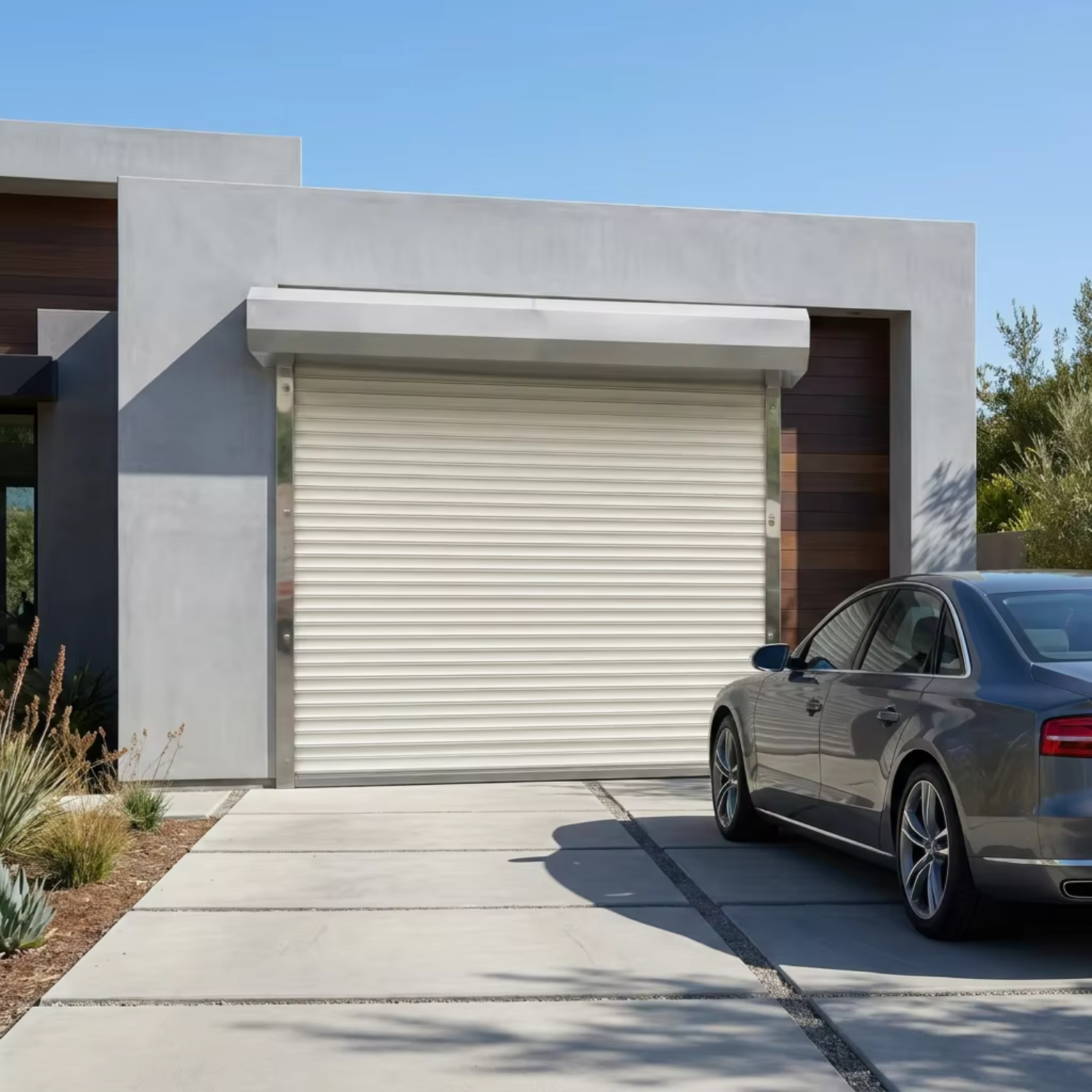 Scene presentation of aluminum roller shutter door