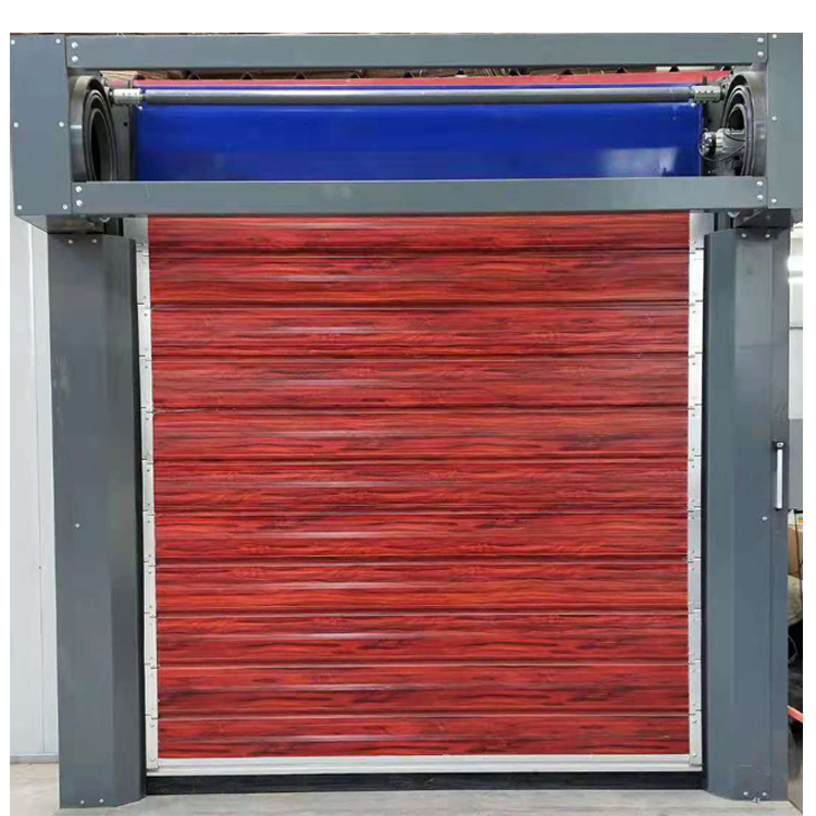 High Quality Remote Control Electric Automatic Aluminum Fast Hard Turbo Doors for Warehouse