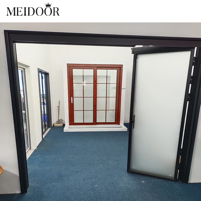 Modern Waterproof PT PD Glass Door Interior Security Swing Sliding Entry Door for Bedroom Kitchen