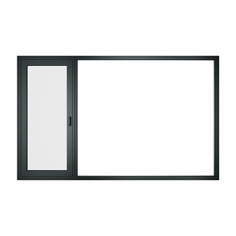 DERCHI Factory Direct Sales Tinted Aluminum Casement Windows Outward Thermal Break Casement Windows For House