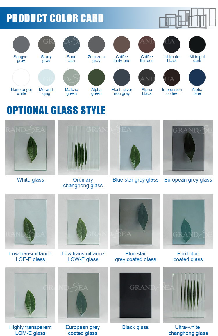 Glazing options and sealing