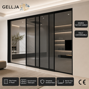 Modern Aluminum Sliding Glass Patio Door System