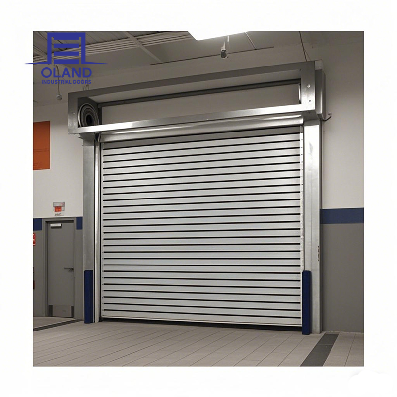 Exterior Hurricane Windproof Energy Saving Hard High Speed Spiral Fast Door Auto Aluminum Rolling Shutter Doors