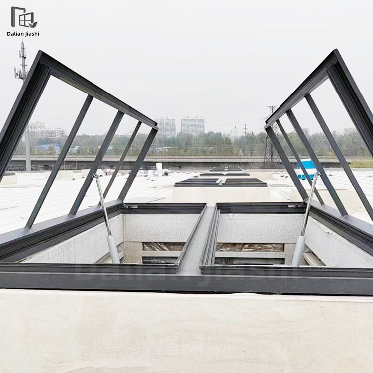 Customized Waterproof Aluminum Double Glazed Roof Skylight Window Dormer Window Artificial Skylight for Sale