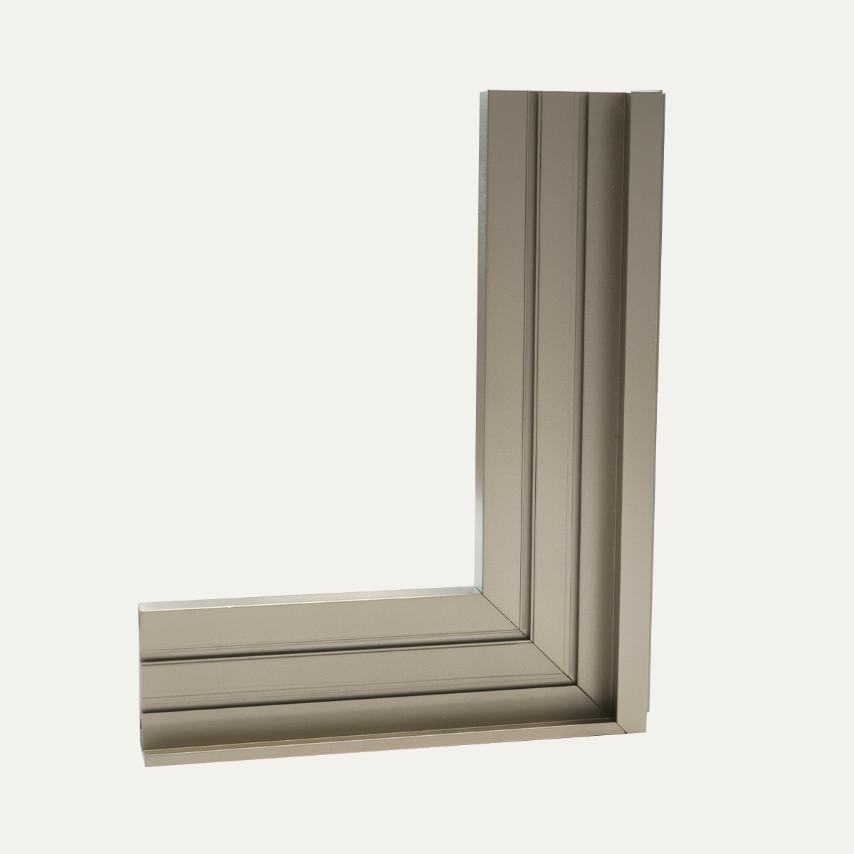 Made In Ltaly Commercial Excellent Durability Aluminum Window Frame Profile With 4 Mm Tempered Glass