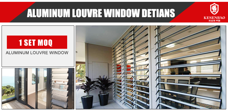 Aluminum Glass Louver Specifications
