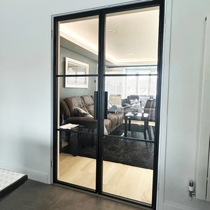 Certified Commercial Aluminum Glass Fire Door