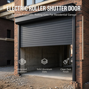 Electric Remote Control Aluminum Rolling Shutter Door