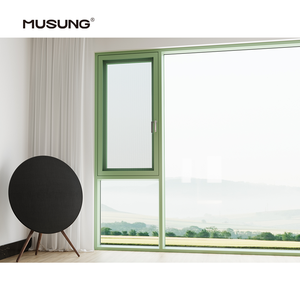 Soundproof Hurricane Impact Aluminium Thermal Break Casement Window