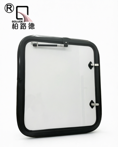 YA-CM-03 RV Hatch Door Aluminum Alloy Thermal-Insulated Panel Self-Tight Lock Frame