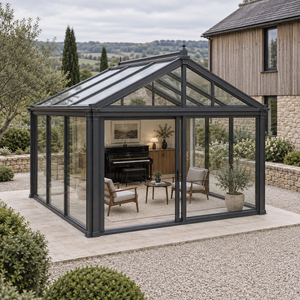 Customizable Aluminum Gable Sunroom Double Glass