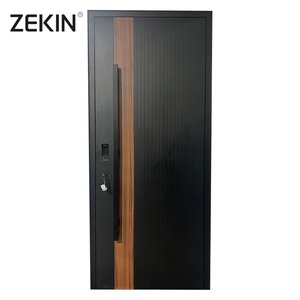ZEKIN Luxury Aluminum Front Entry Pivot Door for Houses Villa