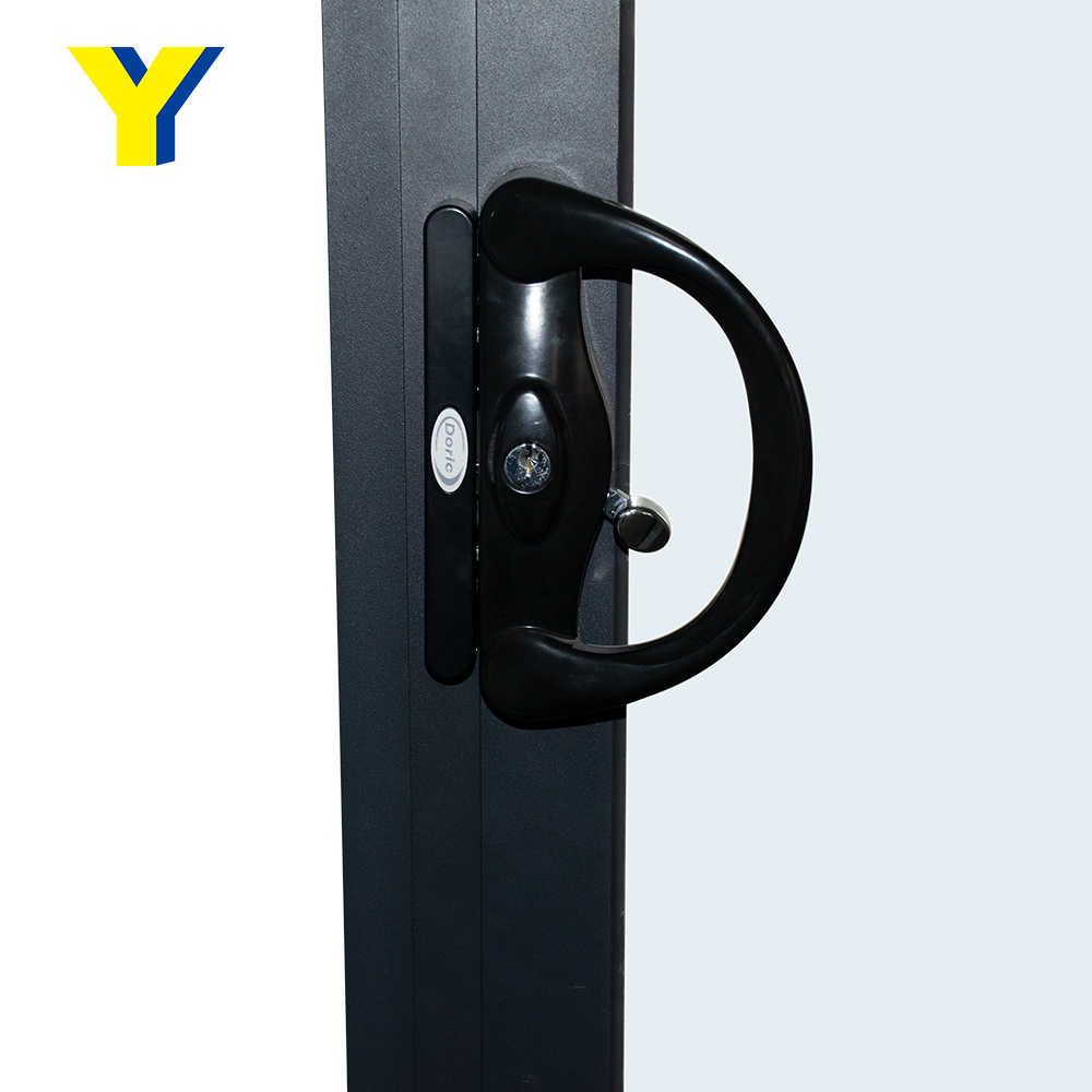NFRC Certificate New Modern Big Entrance Aluminium Low-e Sliding Rail Glass Patio Doors