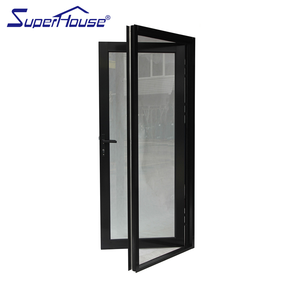 Aluminium hinged door product shot