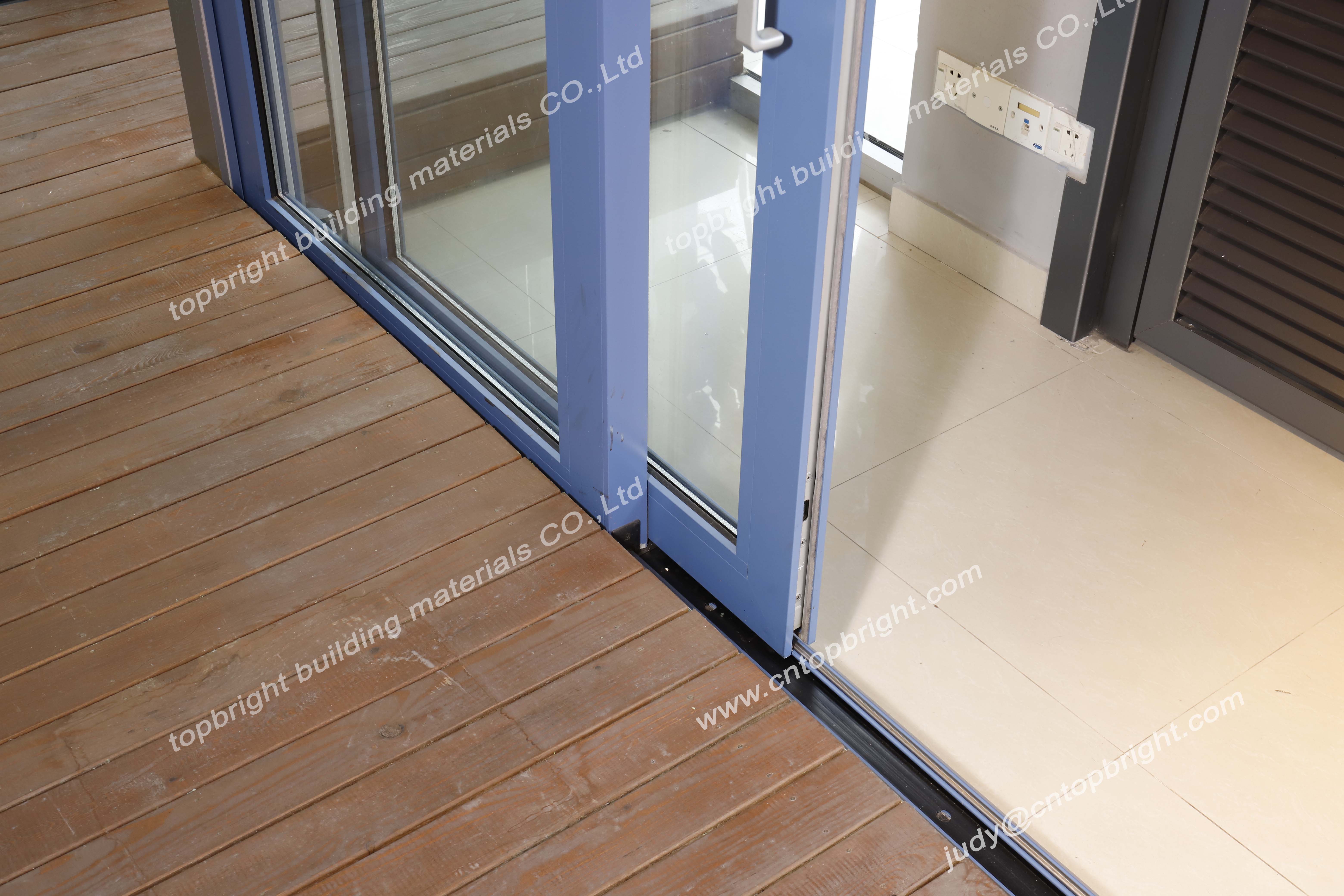 Schuco ASS 50 Lift And Slide Aluminum Doors Hurricane Resistance Sliding Door System