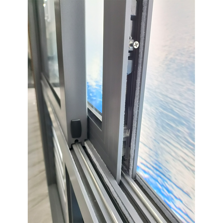 Low-E Glass Aluminium Sliding Windows Energy Efficient AS2047 NFRC CE Hurricane Impact Horizontal Sliding Window
