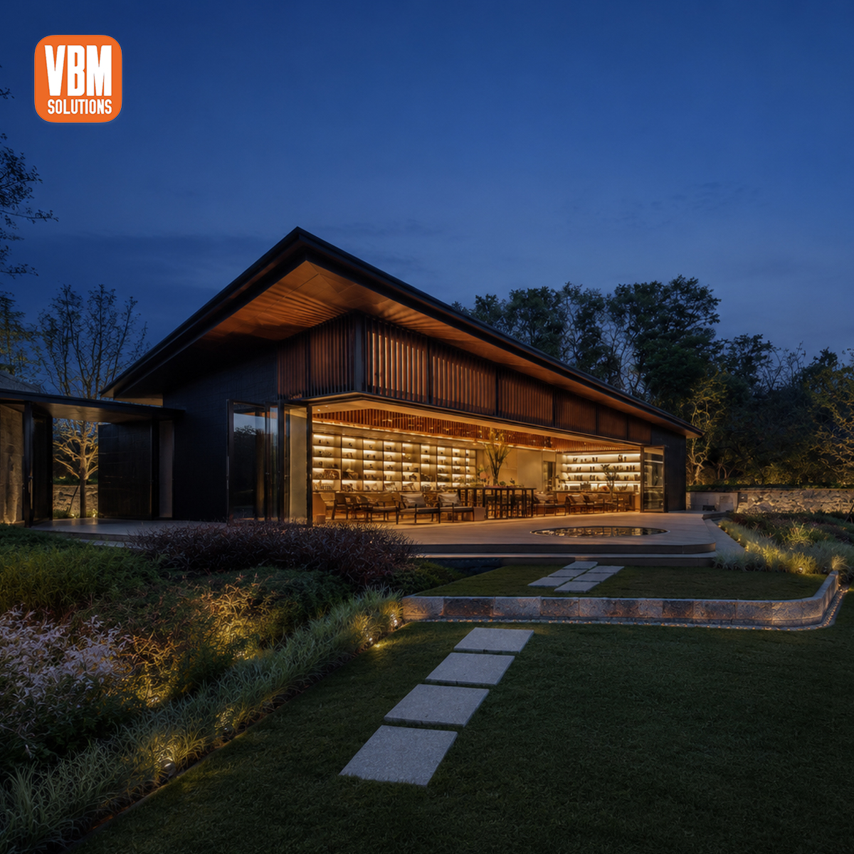 Slim Frame Aluminum Folding Door for High End Outdoor Lounge and Hospitality Project Openings