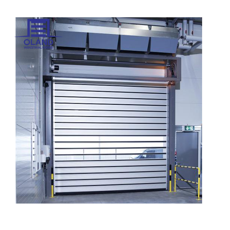 Exterior Hurricane Windproof Energy Saving Hard High Speed Spiral Fast Door Auto Aluminum Rolling Shutter Doors