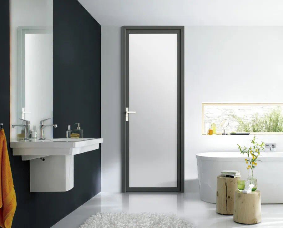 Australian Standard Aluminium Door Casement Patio Door Finished Craftsman Design Aluminum Frame with Glass Casement Door