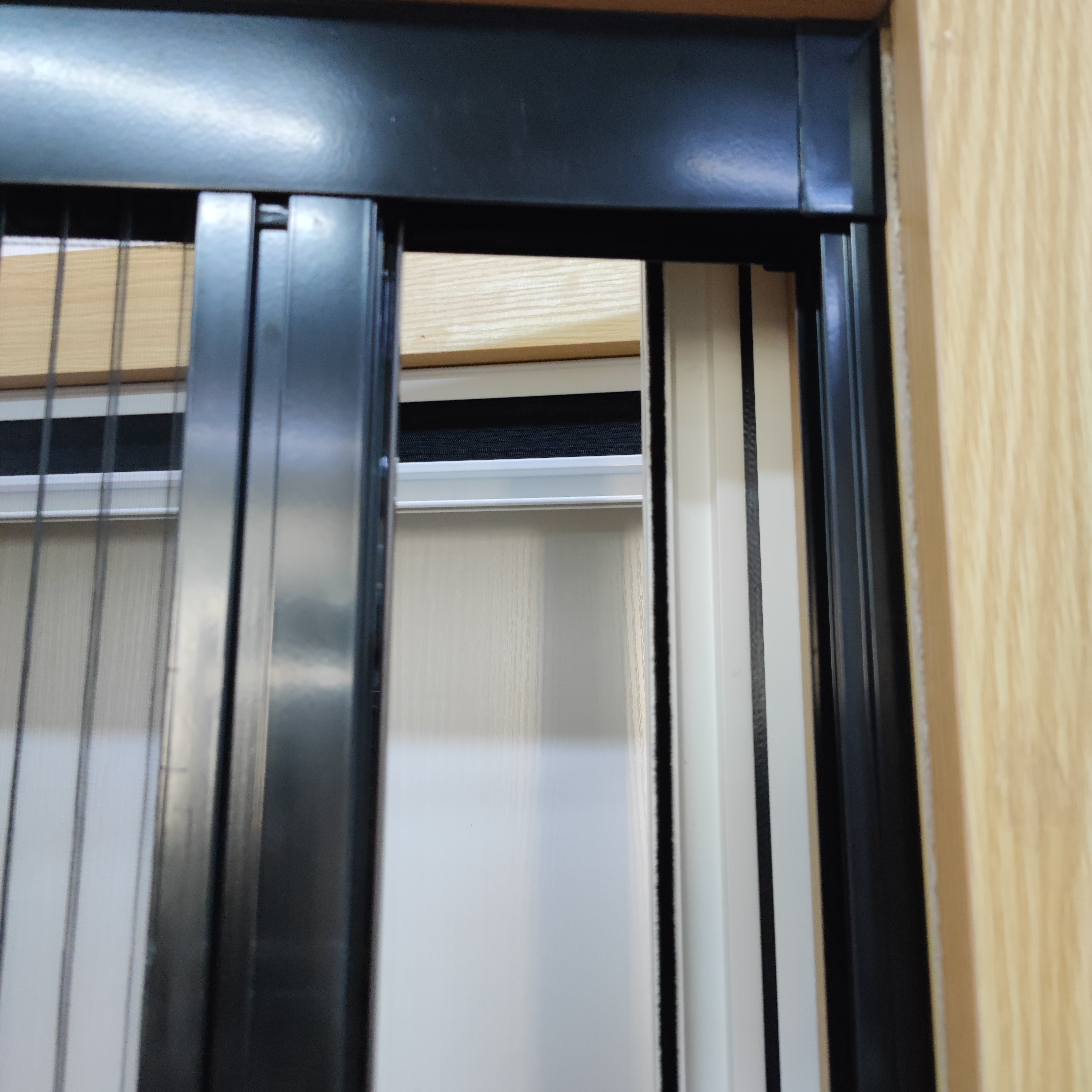 Door screen installation