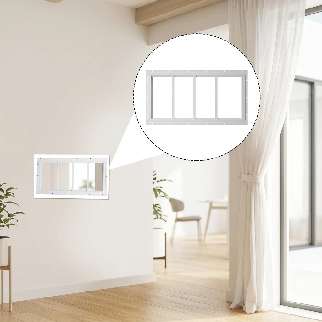 Aluminum Frame aluminum window High Quality replacement window for Dog House Tempered Glass Garden Building
