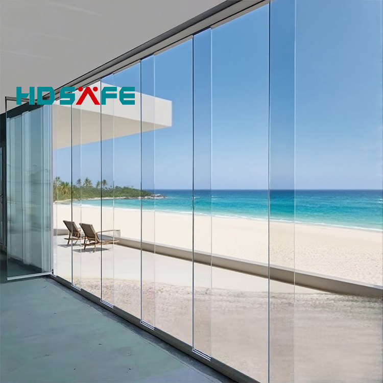 Folding partition door detail 3