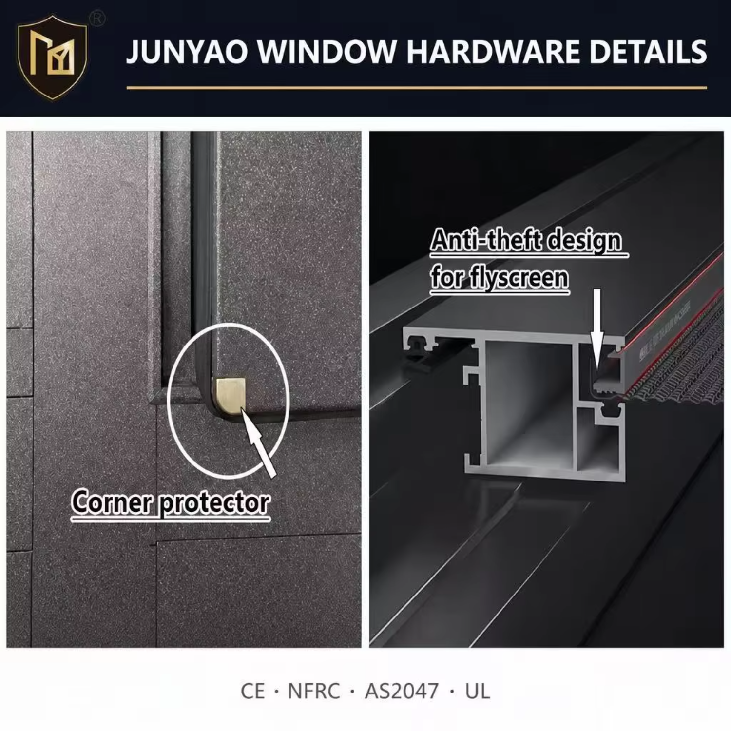 JUNYAO Factory Smooth Glide Roller Track Concertina Fold Aluminium Accordion Doors NFRC CE AS2047 Hotel Residential Villa