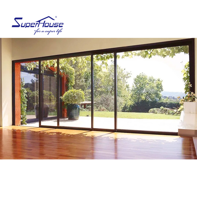 Hurricane Proof NFRC NOA AS2047 Standard Powder Coating Thermal Break Aluminium Sliding Door