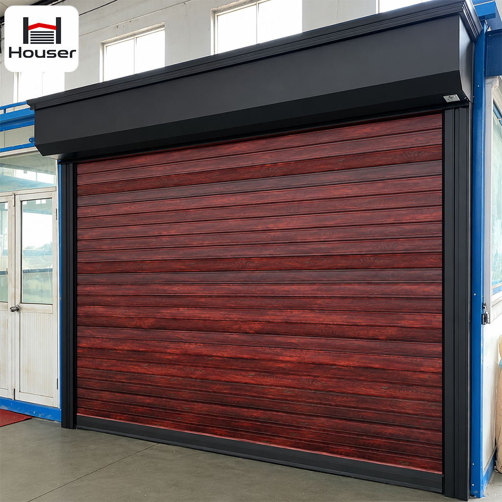 Silent Aluminum Roller Shutter Door Automatic Rolling Shutter for Residential House Modern Interior Counter Security