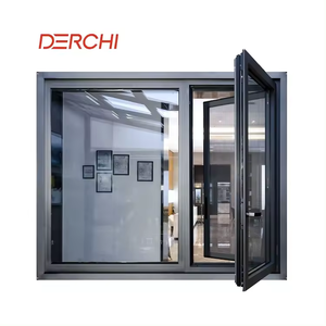 Thermal Break Double Glazed Aluminum Casement Windows