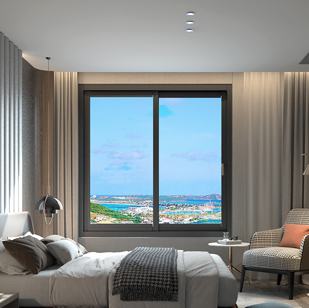 Australia Standard AS2047 Double Glass Aluminium Window Sliding Windows Aluminium Windows With Vent Australian Standard