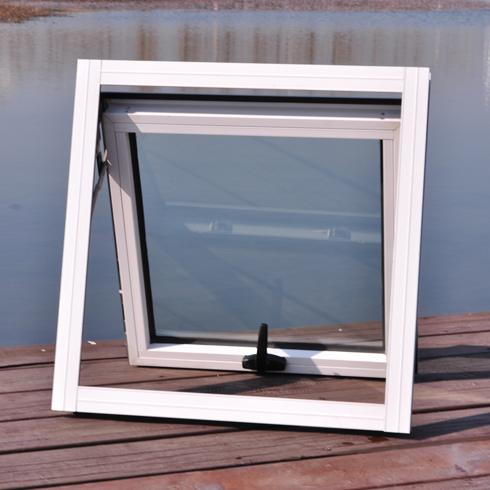 High Security Hurricane Impact windows Replacement Aluminum Resistant Horizontal Awning windows