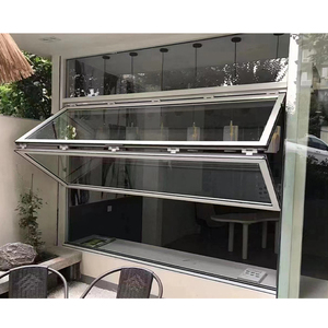 CHANGYI Tempered Glass Folding Window Export Quality Aluminium Bi-fold Window Hurricane Impact Soundproof Window