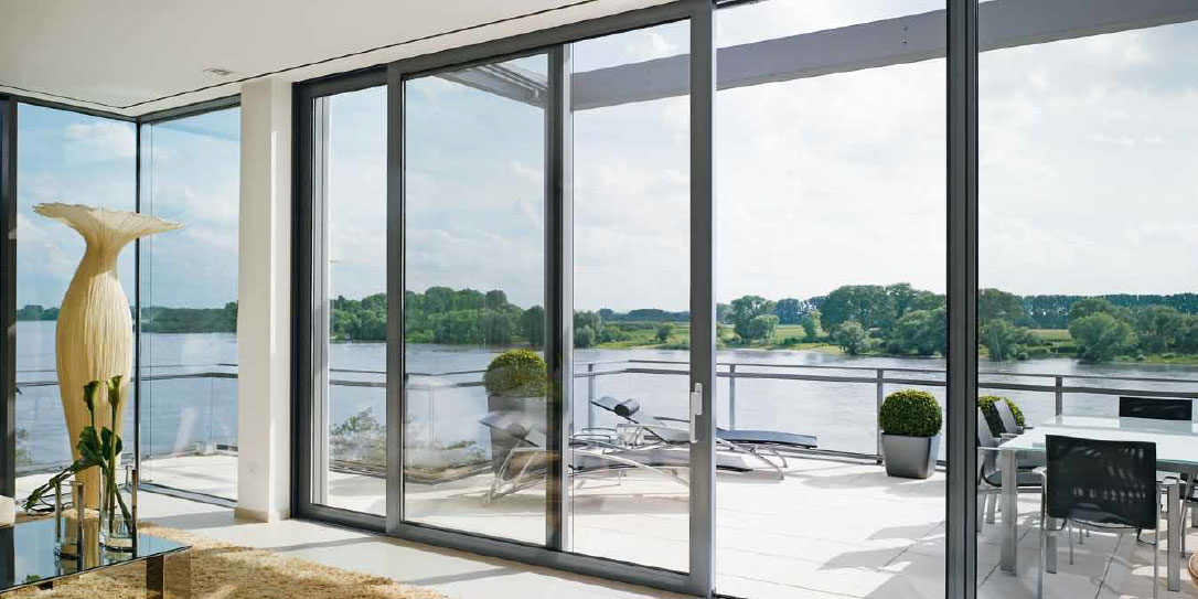 Schuco ASS 50 Lift and Slide Aluminum Doors Hurricane Resistance Sliding Door System