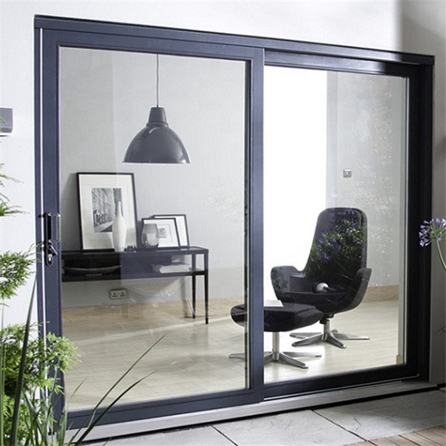 High Quality Exterior Aluminum Sliding Glass Patio French Door From China Factory