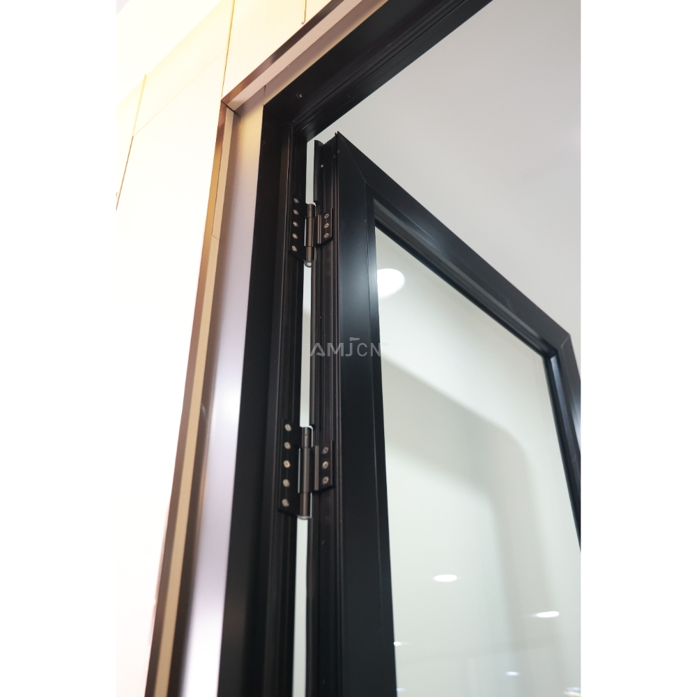 Australian Standard Thermal Break Villa Exterior Aluminum Door Frame Waterproof Hurricane Impact Front Door Glass French Door