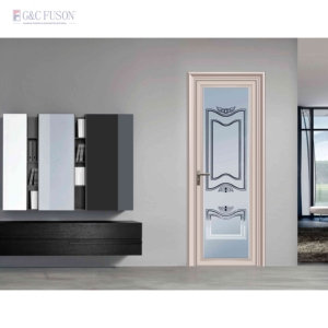 Fuson Chinese Supplier 10 Year Warranty Security Exterior French Aluminum Frame Kitchen Patio Glass Casement Door