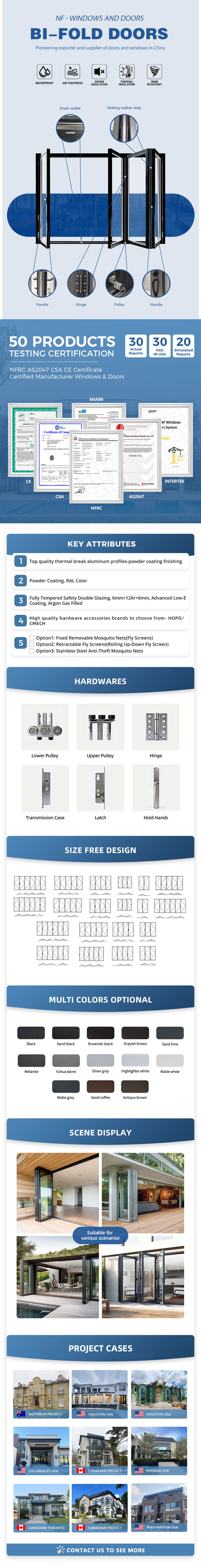Aluminium Folding Door Detail